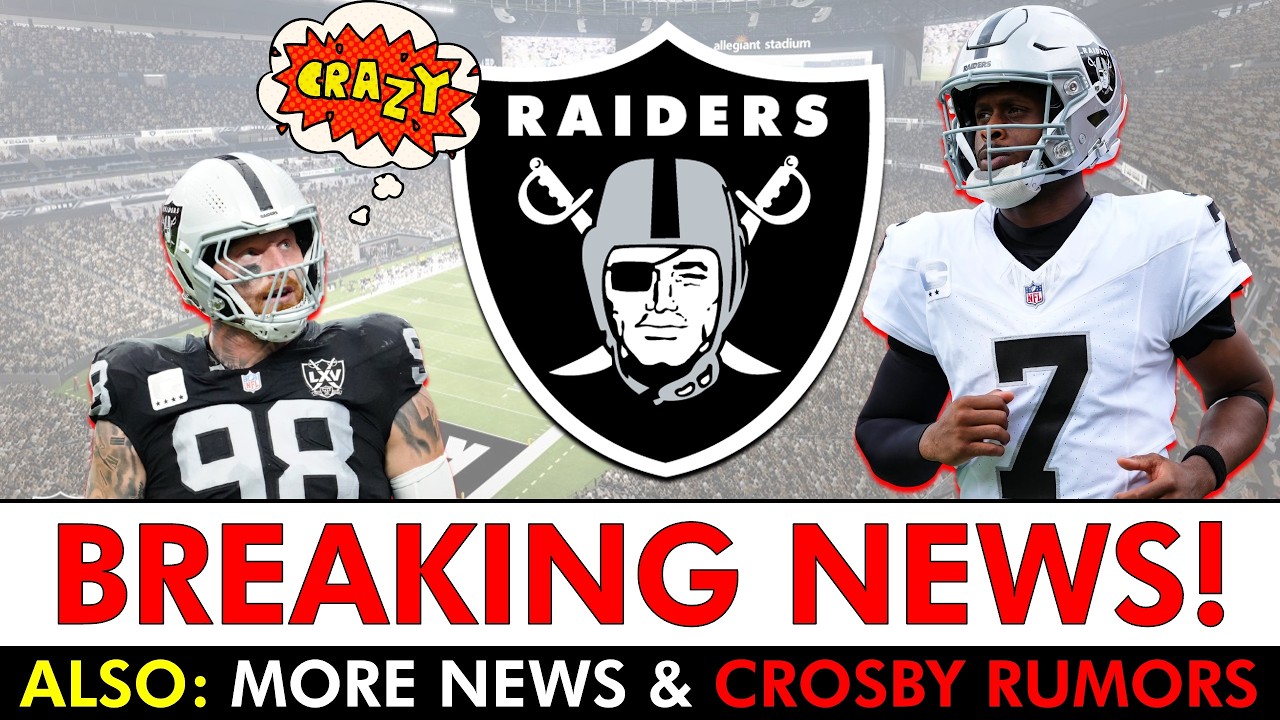 Raiders Fans FINALLY Get The News They’ve Been Waiting For: Geno Smith Cut, Maxx Crosby Trade rumors
