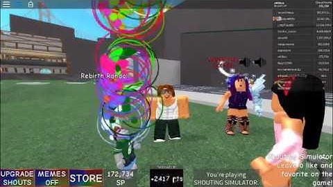 Roblox Shouting Simulator - A funny moment