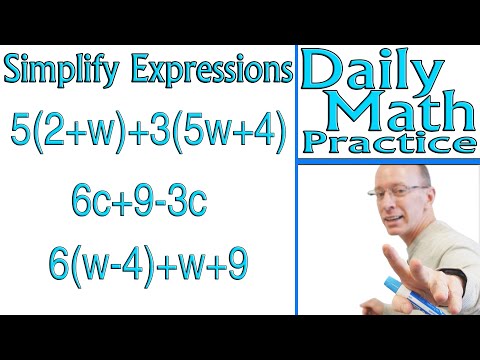 Simplifying Algebraic Expressions With Parentheses And Variables | Combining Like Terms | Algebra ⭐