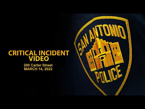 San Antonio Police - San Antonio Police Department: Critical Incident Video Release Carter Street