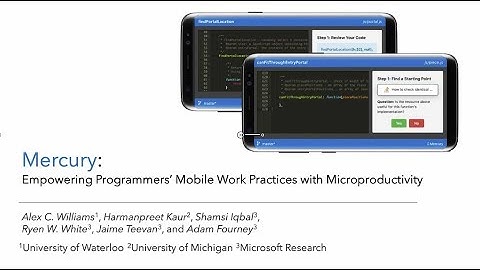 [UIST2019] Mercury: Empowering Programmers