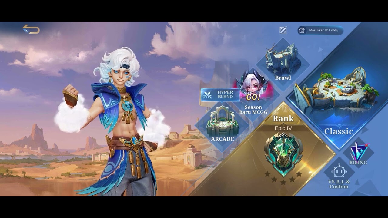 Gw gak main re rank dulu saya memberi contoh ada di Deskripsi ya