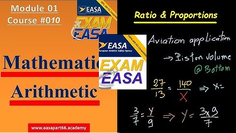 Course 010 Ratio & Proportions | EASA PART 66 MODULE 1 | Mathematics