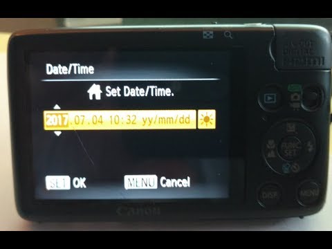Why I have to keep putting date time in Canon Camera