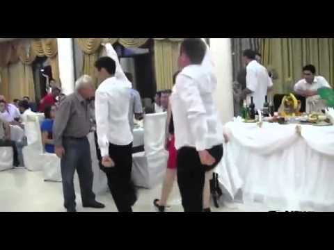 ქართულ ქორწილში ნასვამმა ბაბუმ ცეკვის დროს ტორტი შეიწირა