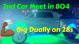 Taking Big Dually RAM 3500 to get some Speakers | RVA Car Meet 2025 | C8 Cavari almost Done