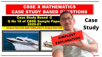 Case Study Based Question- Scale factor and Similarity | CBSE 10 sample paper question solution 2021