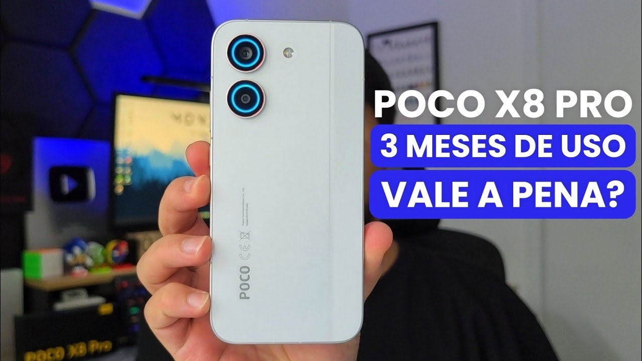 3 MESES COM POCO X8 PRO! EXPERIÊNCIA DE USO REAL! VALE A PENA?