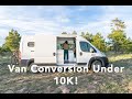 Camper Van Under 10K | Full-Time Van Conversion Cost