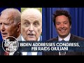 Biden’s Address to Congress, FBI Raids Giuliani’s Apartment | The Tonight Show Starring Jimmy Fallon