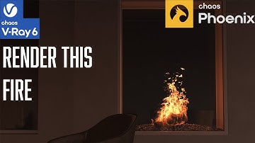 Create A Warm Fireplace Effect With Vray6 and Chaos Phoenix