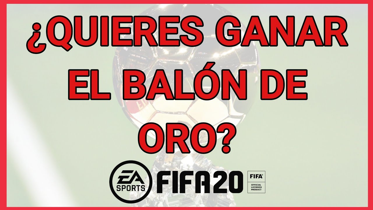 ⚽️🟡 Cómo GANAR El Balón De ORO En Modo Carrera Jugador [3 Requisitos]