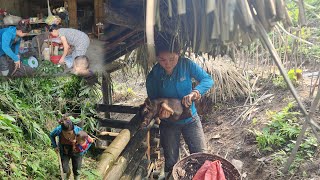 Làn Thị Vấn _single mother looking for goods to sell and buying pigs to raise