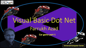 Dot net Visual Basic | Car Game |Part 1|  Lecture 4