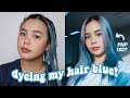 DYEING MY HAIR BLUE! (180 PESOS LANG?) | darlene