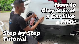 How to CLAY and SEAL a Car like a PRO!  STEP BY STEP - Ford Explorer Sport Detail screenshot 3