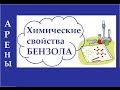 Химические свойства бензола. Арены.