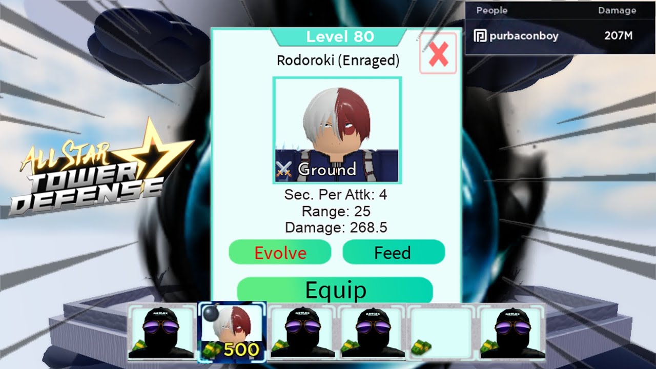 Rodoroki (Enraged) - Todoroki (Half-Cold Half-Hot), Roblox: All Star Tower  Defense Wiki