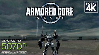 Armored Core: Nexus (4K / 2160p / 60fps) | PCSX2 Emulator 2.7.403 | Sony PS2