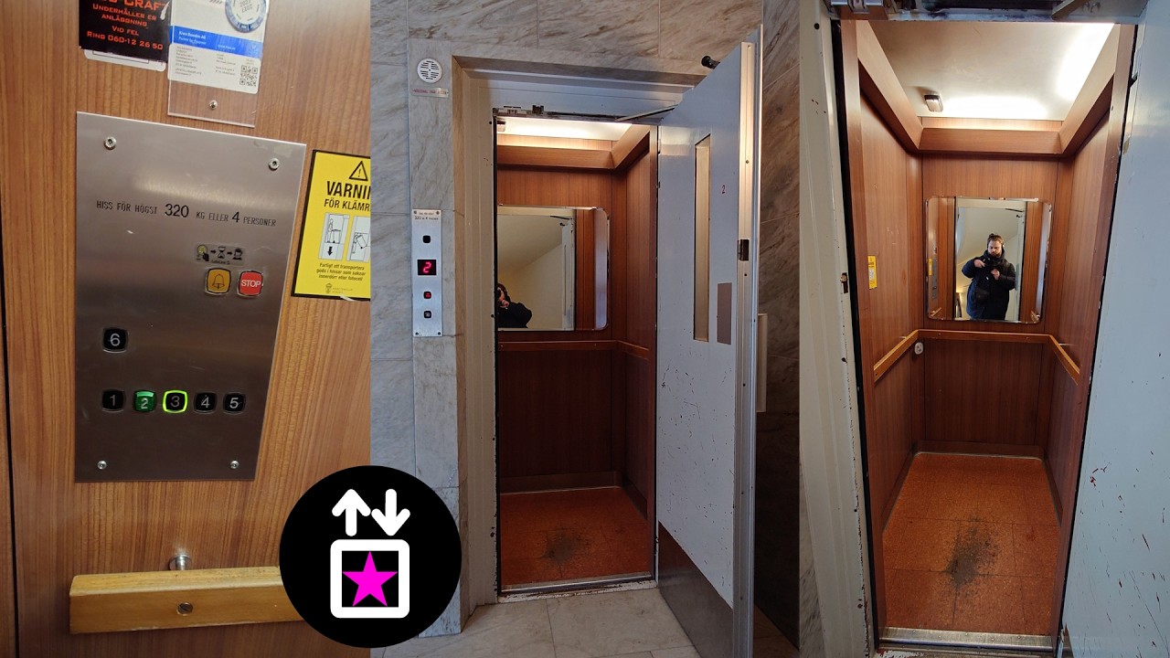 Härnösand, SWE: Modernised by KONE - Asea-Graham Traction Elevator at Köpmangatan 21