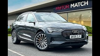 Used Audi e-tron 55 Launch Edition Auto quattro 5dr 95kWh in Grey - AK69ZJY