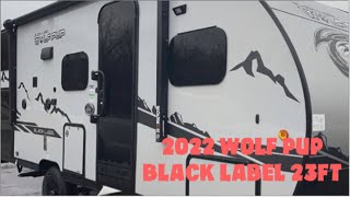 2022 Wolf Pup Black Label travel trailer. by Video Diversity 84 views 2 years ago 9 minutes, 33 seconds