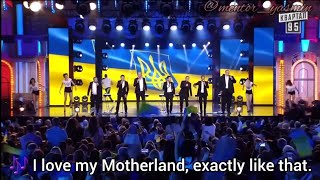 💫 #Zelensky & #Kvartal95 team concert in Latvia. Song "I love my Motherland" 2016 English subtitles - country songs to sing
