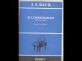 Bach Invenzioni a 2 voci n. 1,4,8,9,10,13  Sandro Baldi, piano 2002