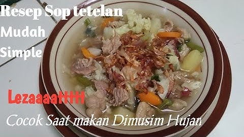 Resep Sop tetelan Daging sapi