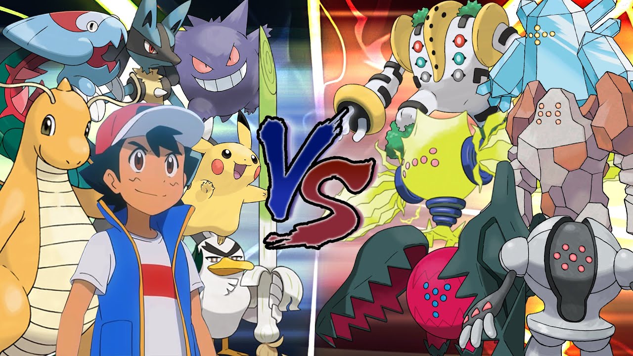 Ash Riding A Legendary Legendary Pokemon Battle: Ash Vs Legendary Giants - YouTube
