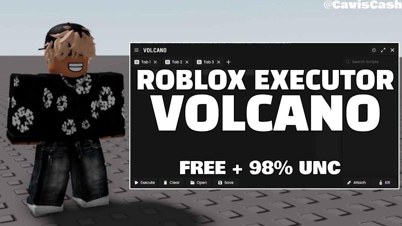 [NEW!] Roblox BEST FREE Script PC Executor: Volcano | The Best 100% UNC ...