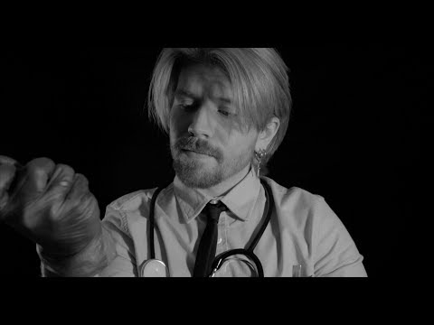 (ASMR) Quick Cranial Nerve Exam | No Talking (black & white)