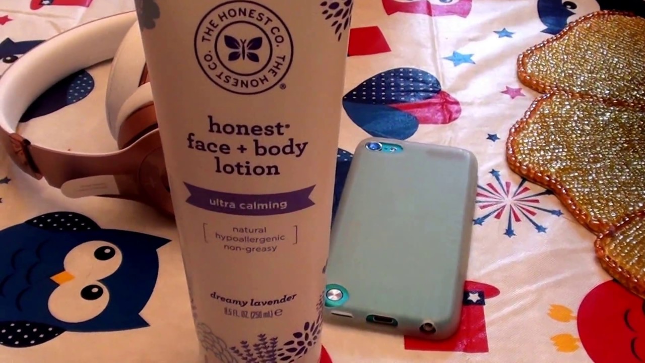 honest company lavender lotion