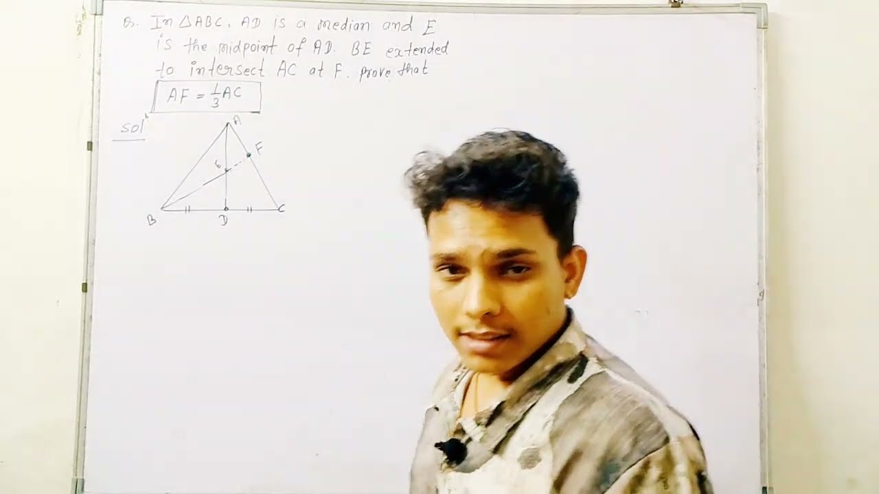 Class 9 Maths Triangle Question Solution.(