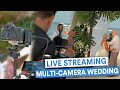 Wireless yolobox multicamera setup for wedding live stream