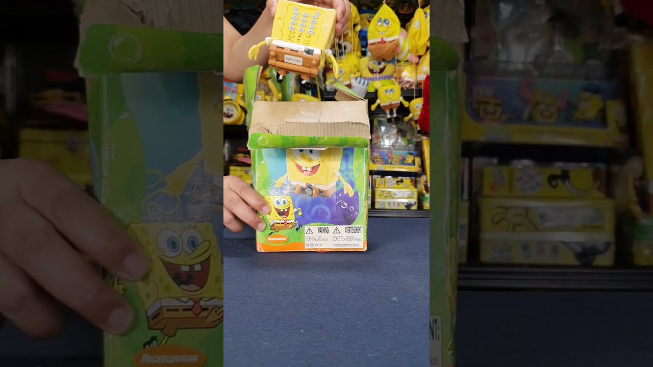 スポンジボブ電話SpongeBob SquarePants Flip Phone Spongebob Squarepants Flip Phone Landline Vintage Telephone