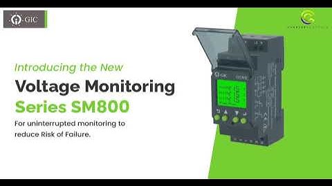 SM800 Digital Voltage Monitoring Relays from GIC