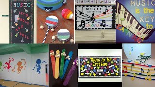 Preschool decoration ideas/Music classroom bulletin board ideas/DIYs music instrument/wall decore screenshot 4