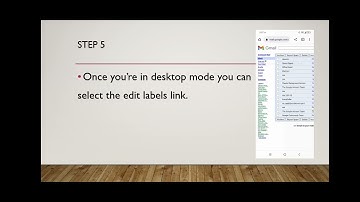 How to create Gmail labels using your Android phone.