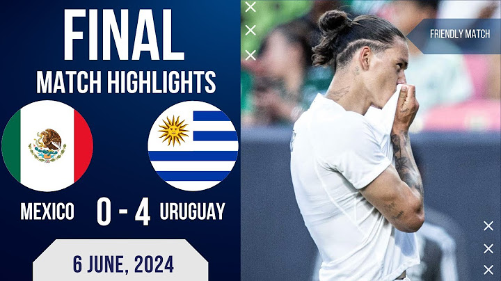 MEXICO 0 4 URUGUAY INTERNATIONAL FRIENDLY MATCH | EXTENDED HIGHLIGHTS | 06-06-2024