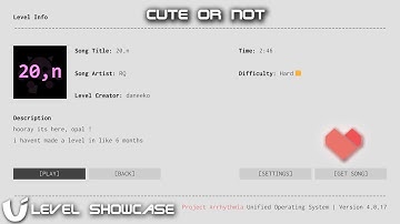 Cute or Not (Project Arrhythmia - 20,n)