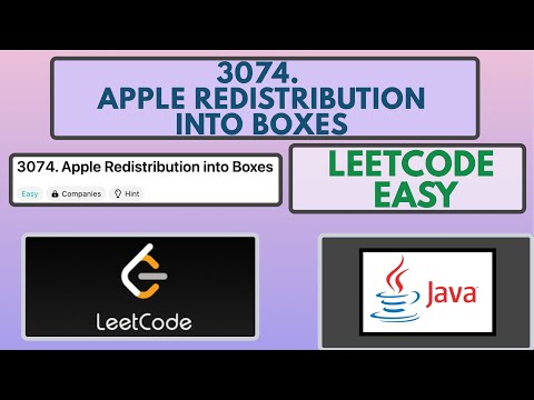 Leetcode | 3074. Apple Redistribution into Boxes | Easy | Java Solution