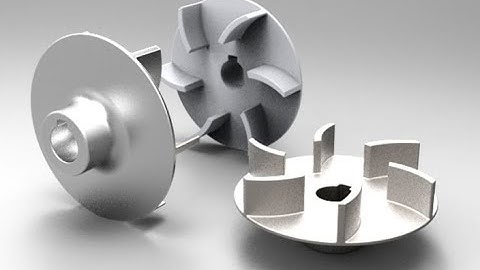 Impeller for centrifugal pump in CATIA