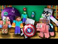 Monster School : ALL EPISODE MERMAIDS STORY HEROBRINE SEASON 5 - Minecraft Animation