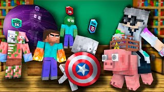 Monster School : ALL EPISODE MERMAIDS STORY HEROBRINE SEASON 5 - Minecraft Animation