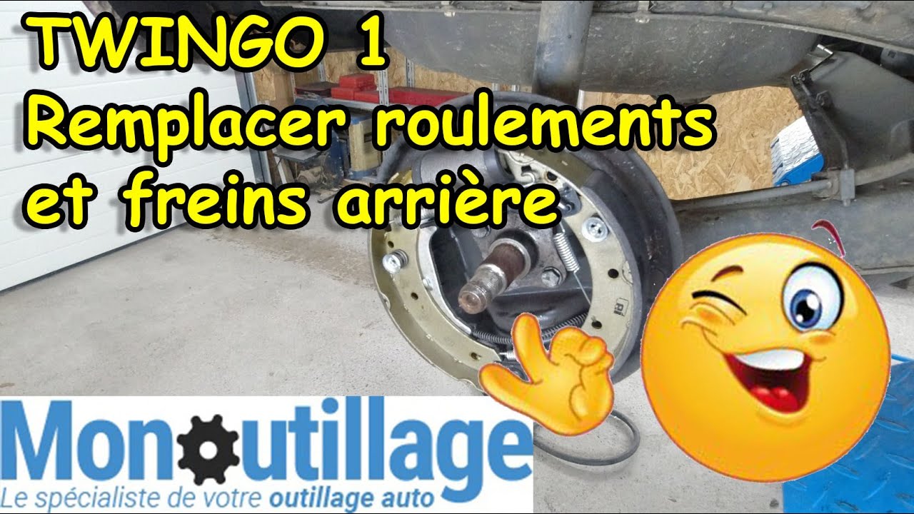[COMMENT REMPLACER LES FREINS ET ROULEMENTS ARRIÈRES SUR TWINGO] - YouTube