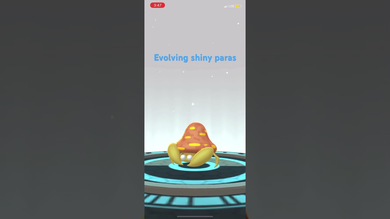 Evolving shiny paras