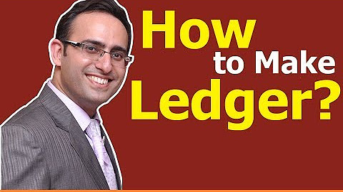 How to Make Ledger - YouTube