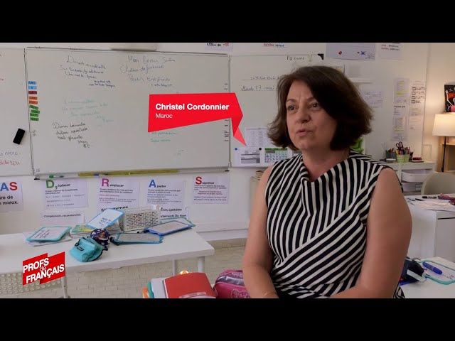 Profs de français - Christel Cordonnier, Maroc