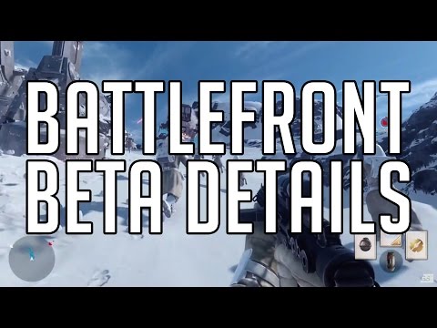 Star Wars Battlefront Beta Details